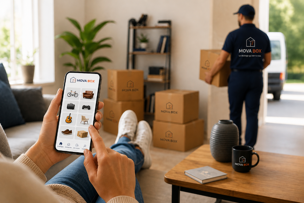 MovaBox – Livreur et application mobile
